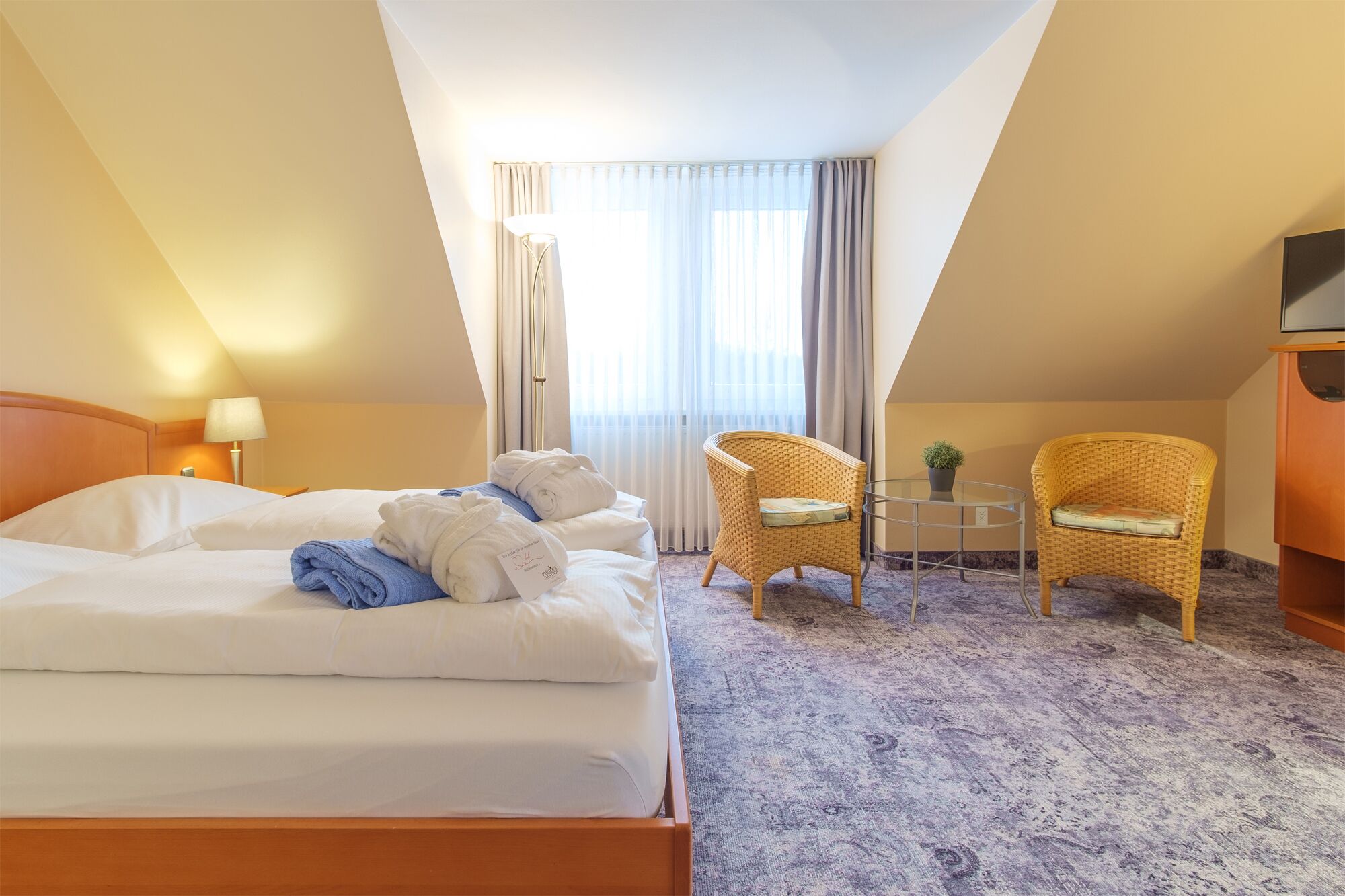 haus barkmeier comfort | living area | 60-cm flat-screen tv with premium tv channels, tv