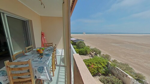 APPT T2 MEZZANINE-SUUNNITTELUJOHTAINEN VIEW-MAGNIFICENT VIEW-GRUISSAN LES AYGUADES