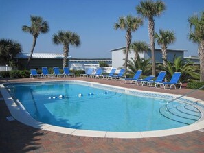 Indoor pool, a heated pool