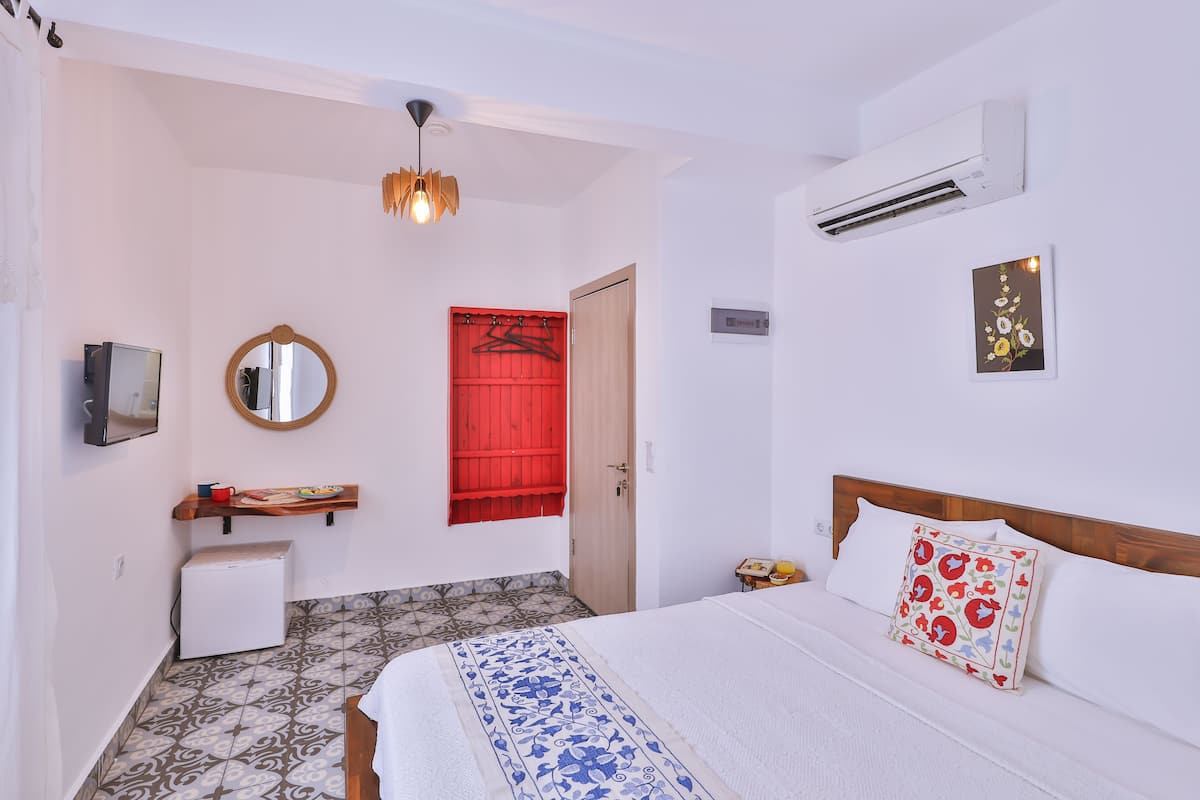 Minibar, tabla de planchar con plancha, wifi gratis y ropa de cama