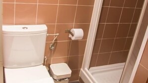 Regadera, amenidades de baño gratuitas, secadora de cabello, toallas 