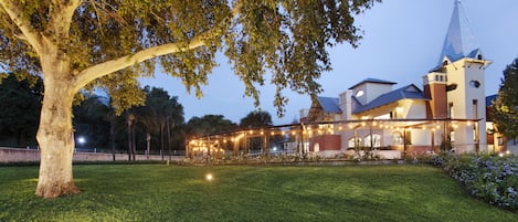 Front of property – evening/night