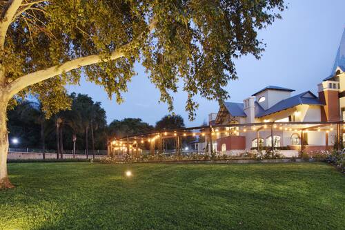 Front of property - evening/night