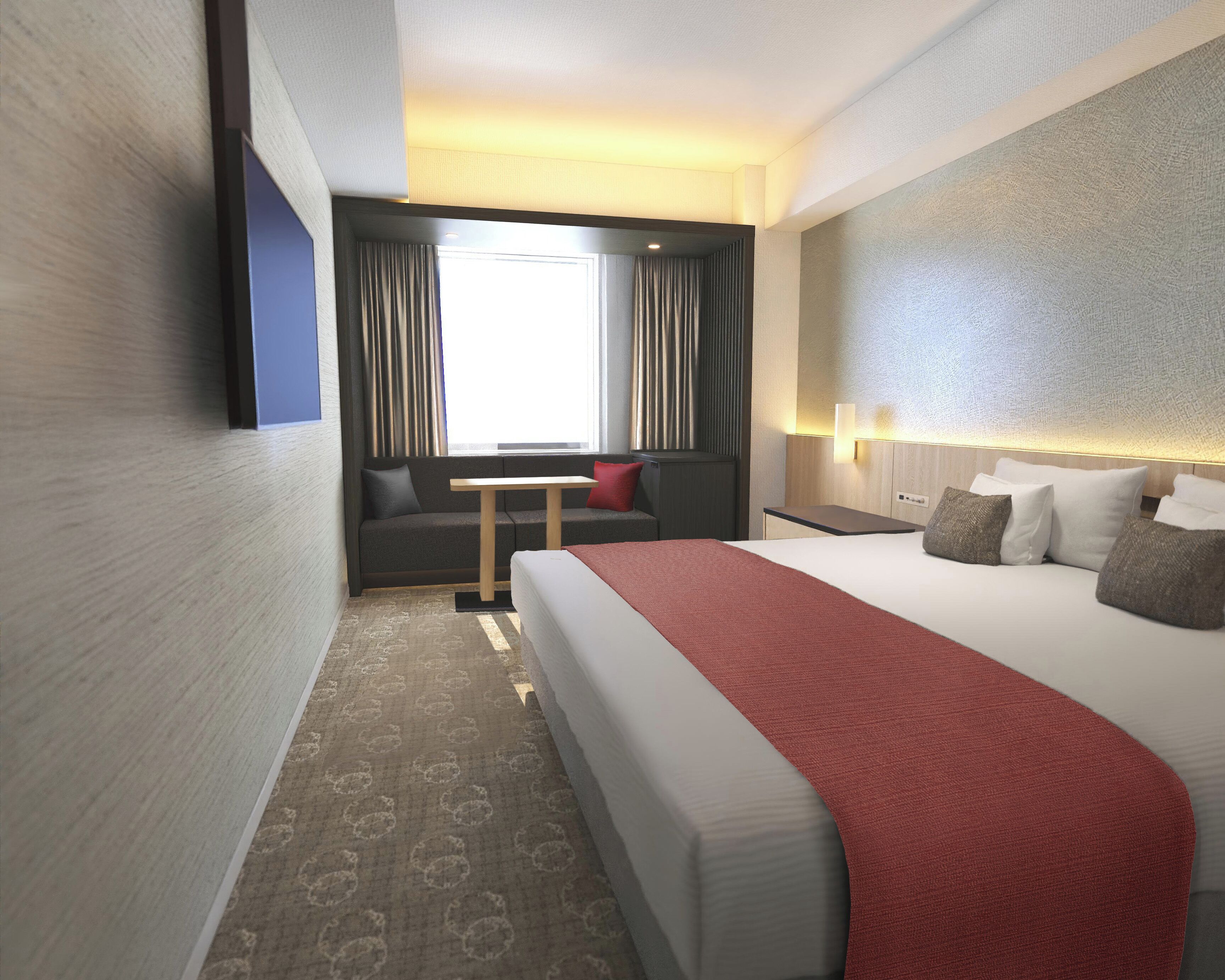 Superior kamer, niet-roken (King) | Een kluis op de kamer, verduisterende gordijnen, geluiddichte muren