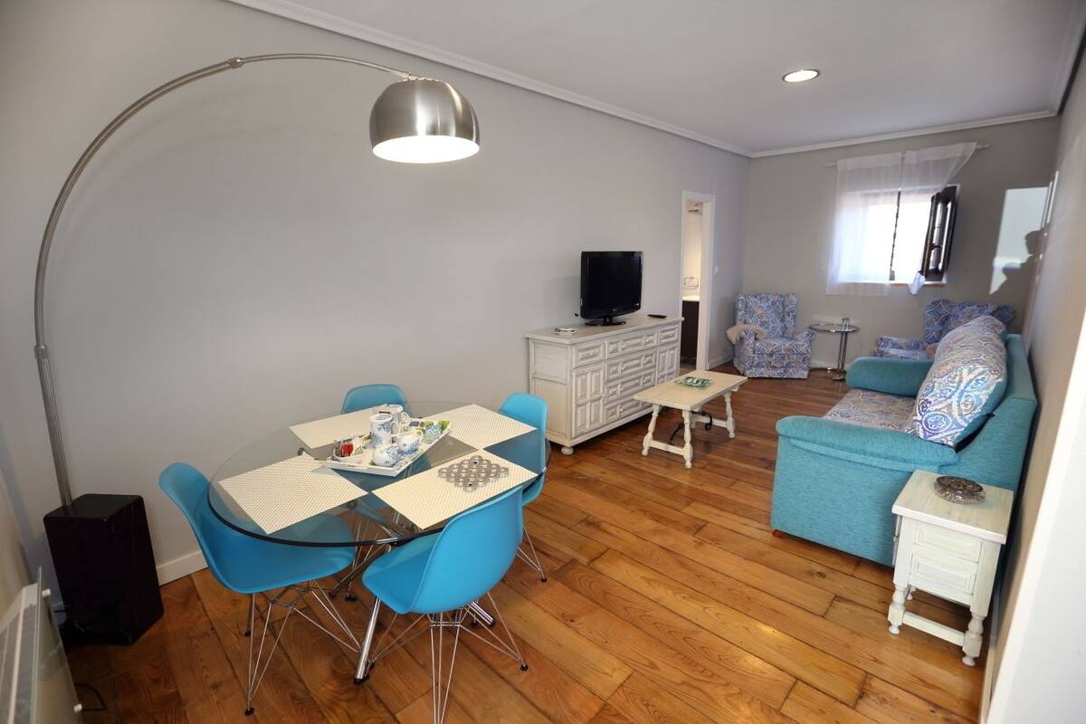 Apartamento, 1 habitación | Zona de estar | Una televisión de pantalla plana
