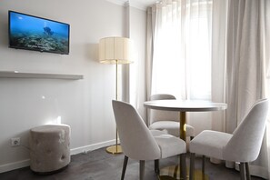 Family Studio, Private Bathroom (3rd floor) | Living area | Flat-screen TV