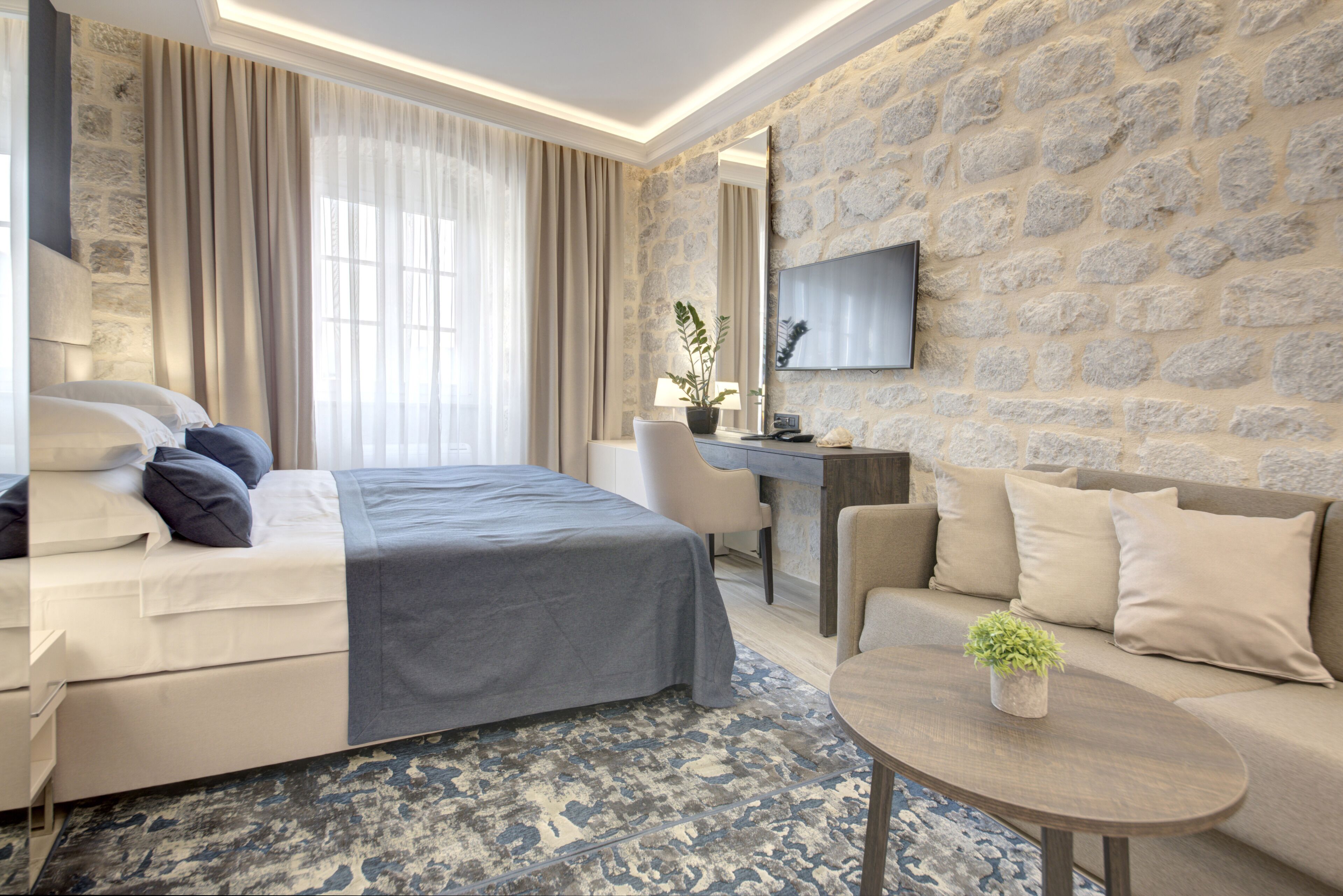 superior double room, sea view | premium bedding, minibar, in-room safe, individually decorated