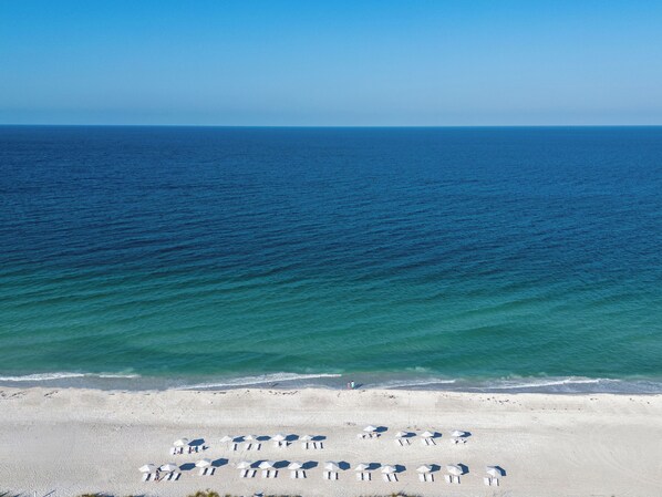 Vue sur la plage/l’océan