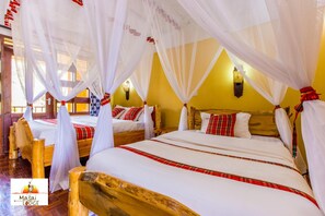 Premium bedding, individually decorated, individually furnished, desk - Maasai Lodge (Nairobi)