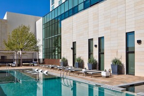 Outdoor pool, open 10:00 AM to 10:00 PM, pool cabanas (surcharge)