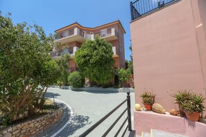 Fassade der Unterkunft