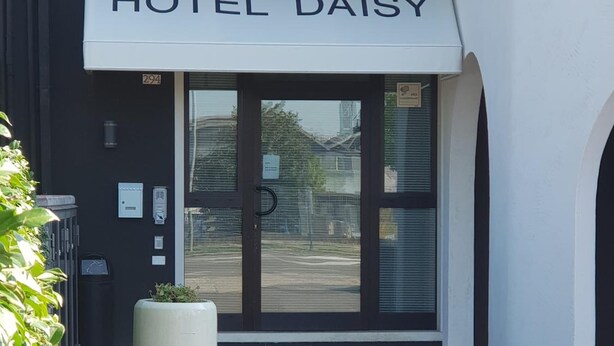 A hotel entrance with a sign reading "HOTEL DAISY". - Hotel Daisy (San Giovanni Lupatoto)
