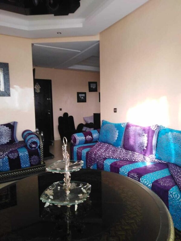 City Apartment, Non Smoking, City View | Living area | 42-inch flat-screen TV with satellite channels, TV