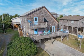 Exterior - Oceanview Dog Friendly Home in Avon w/ Hot Tub, Game Room, Basketball, Smart TVs (Avon)
