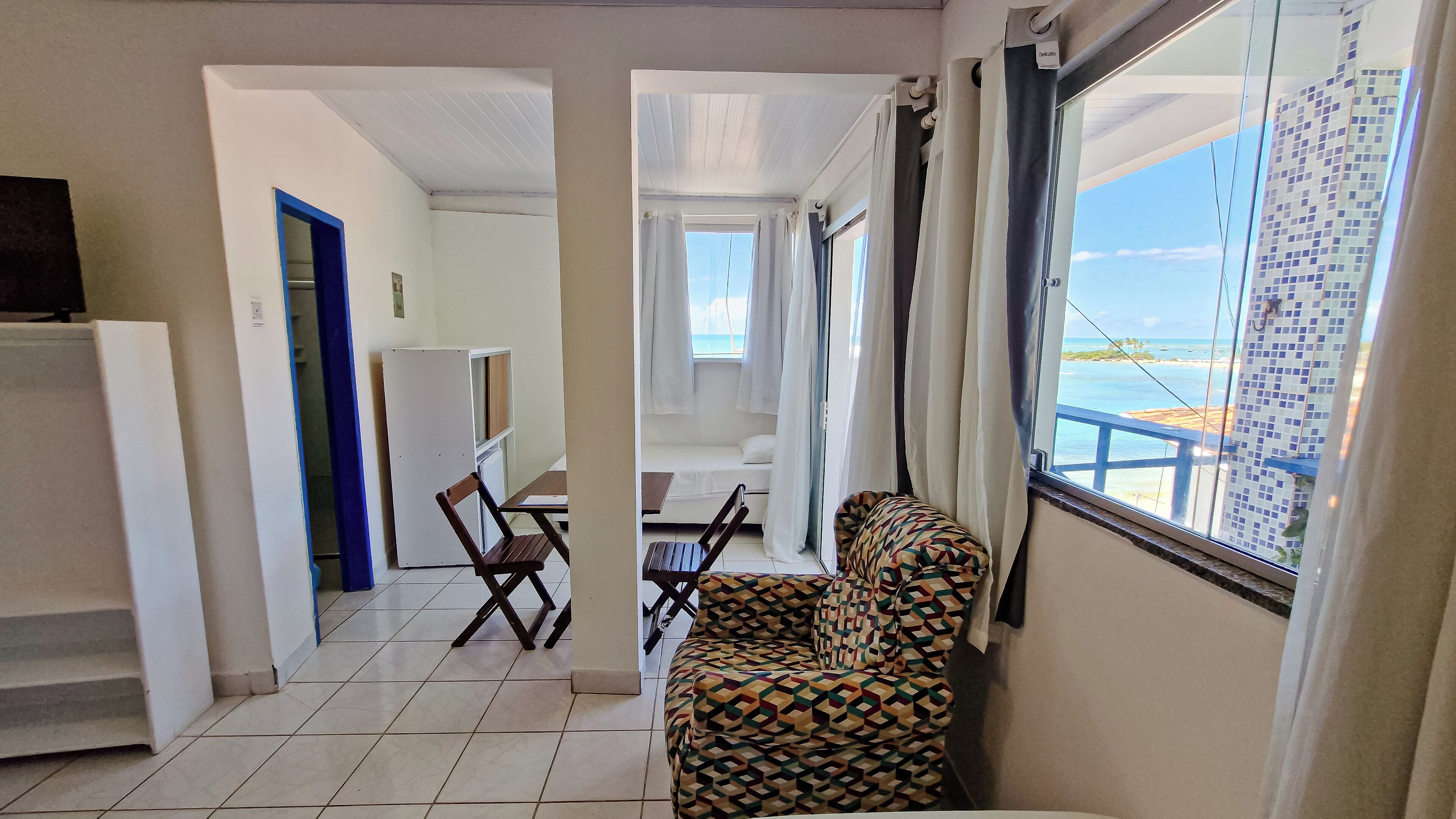 Apartamento Triplo Vista Mar | Frigobar, individualmente decorados, individualmente mobiliados