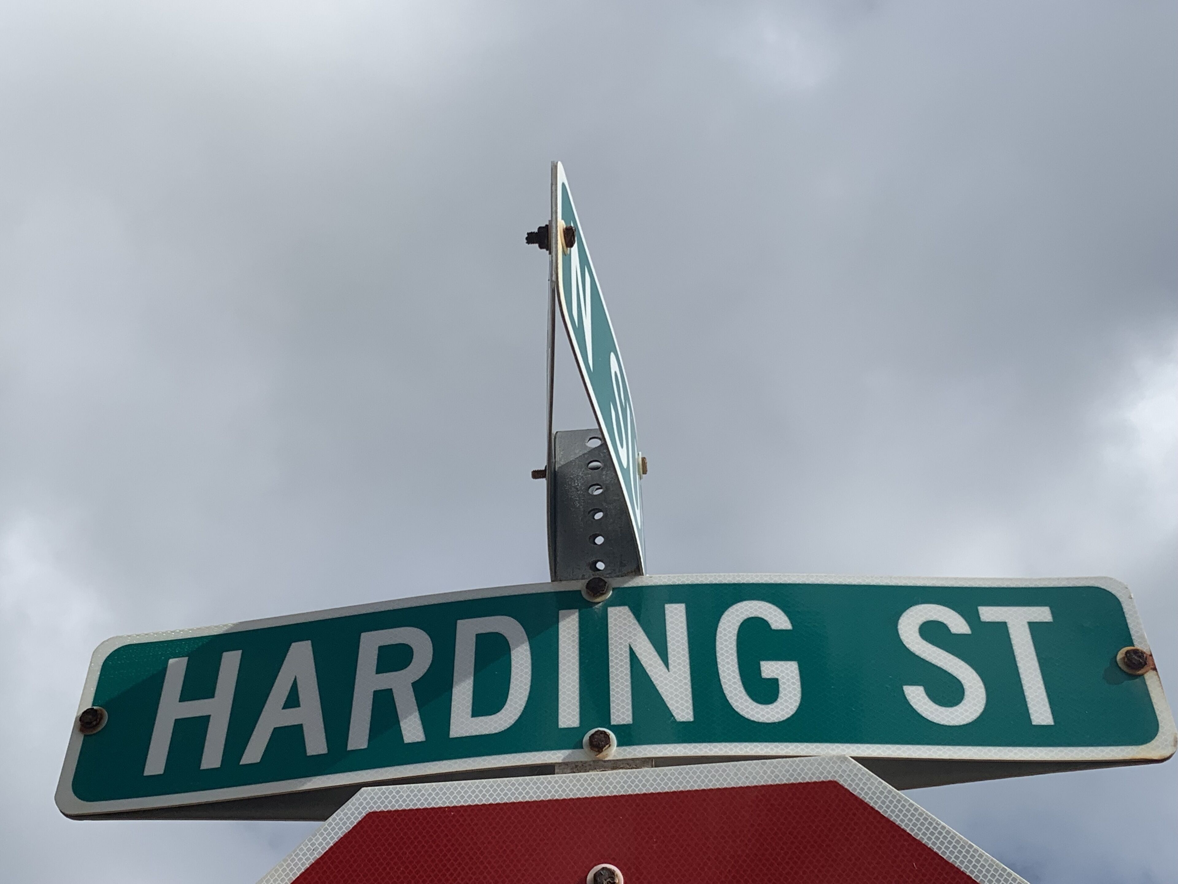 Señal de calle, Harding St.