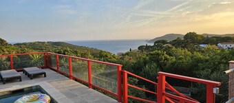 nudist paradise   villa with swimming pool very nive view on the sea