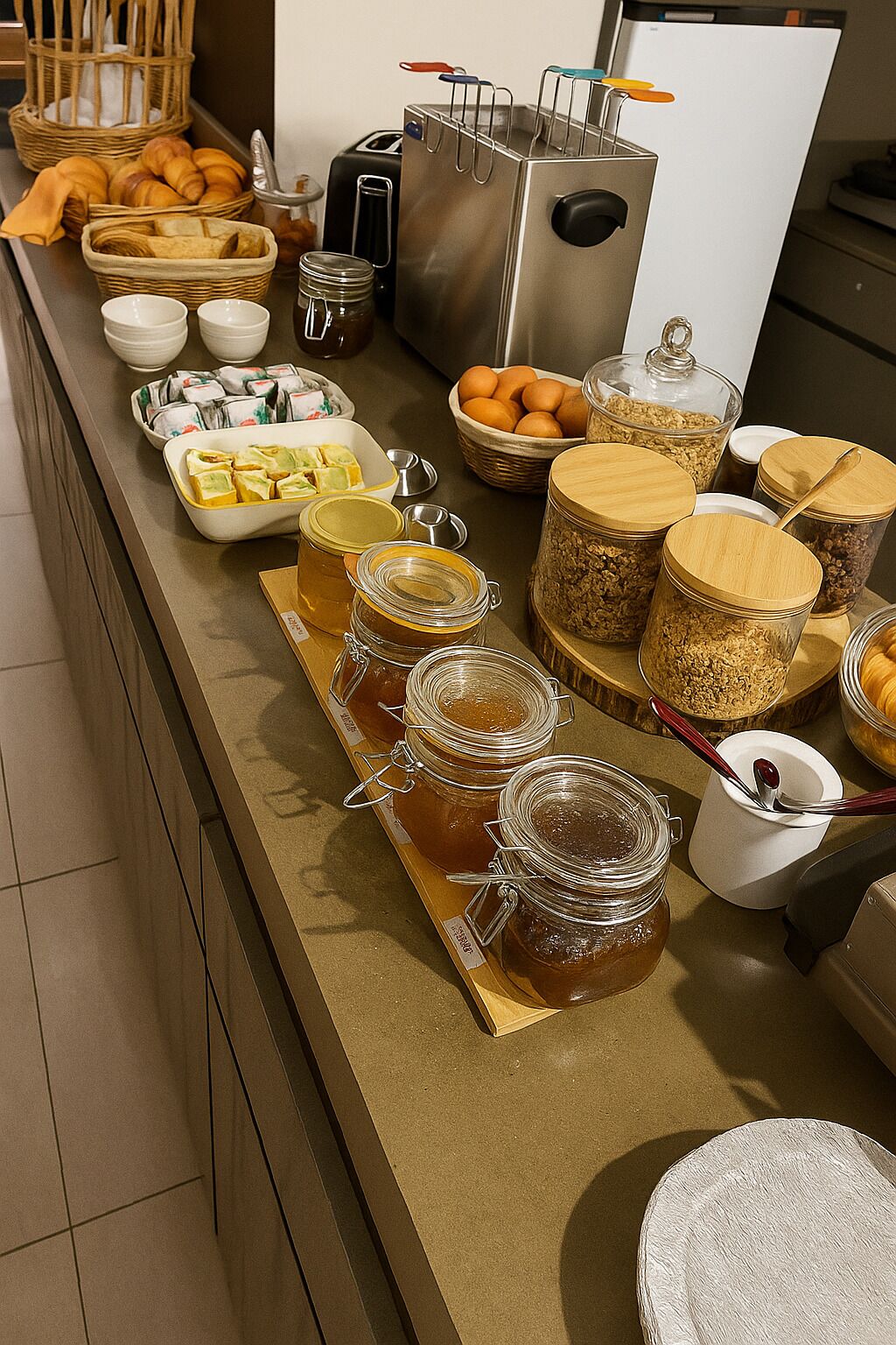 daily continental breakfast (eur 14.5 per person)