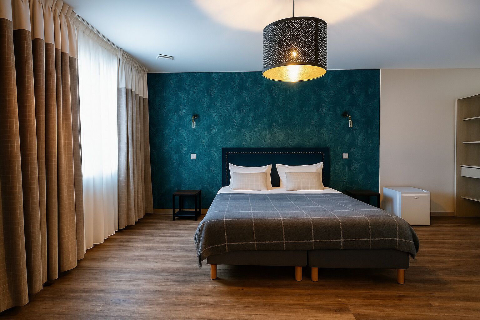 1 bedroom, premium bedding, memory-foam beds, minibar