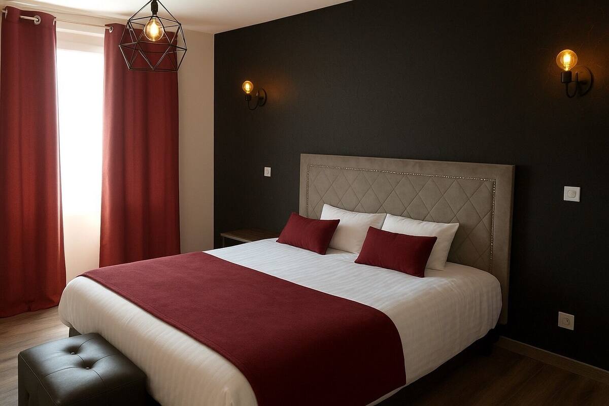 Ylelliset vuodevaatteet, memory foam -patjalliset sängyt, minibaari