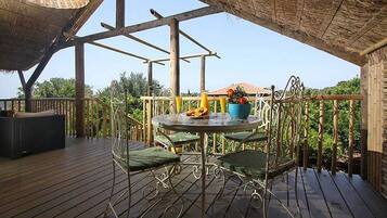 Suíte executiva (hadarim) | Terraço/pátio