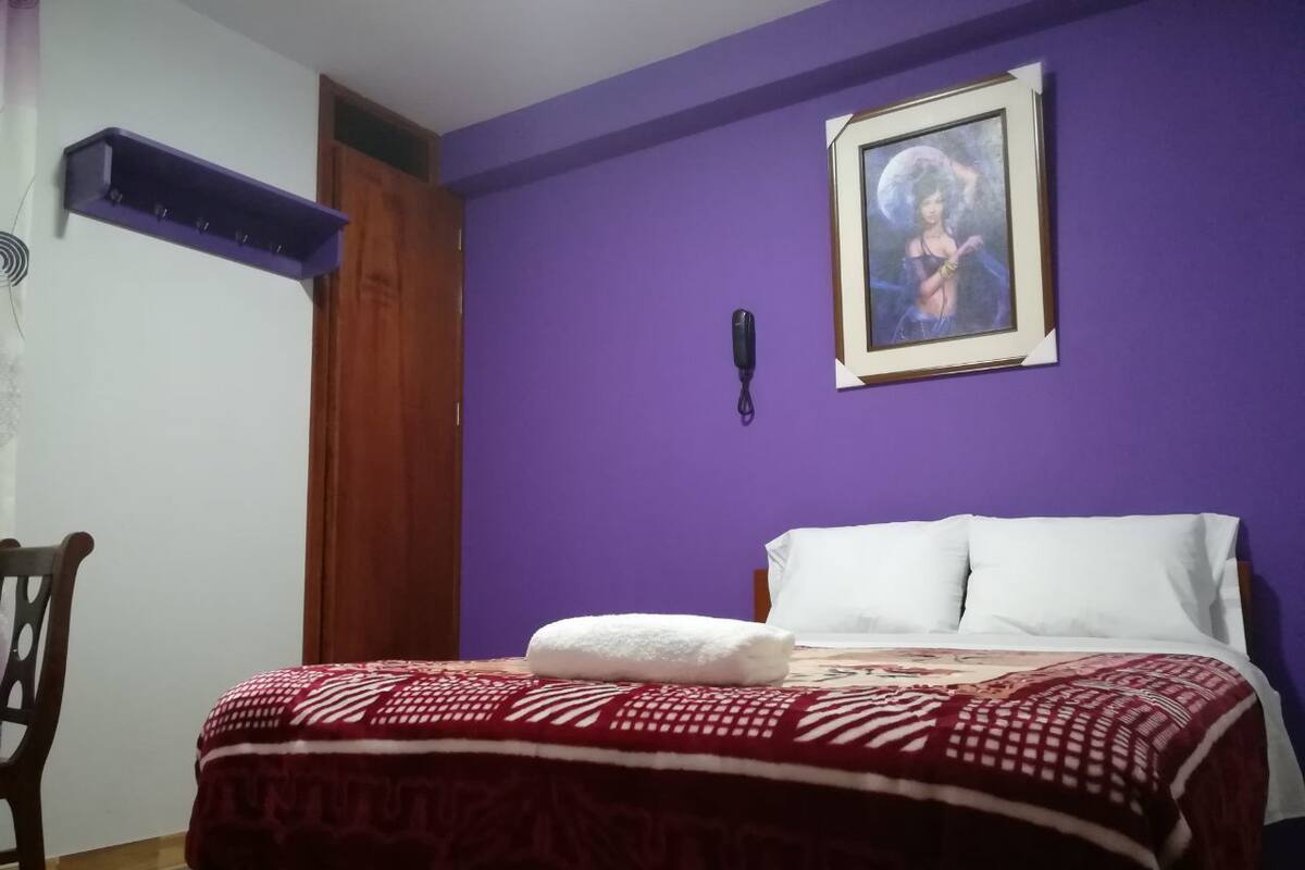 Habitación individual básica | Escritorio, cortinas blackout, wifi gratis y ropa de cama