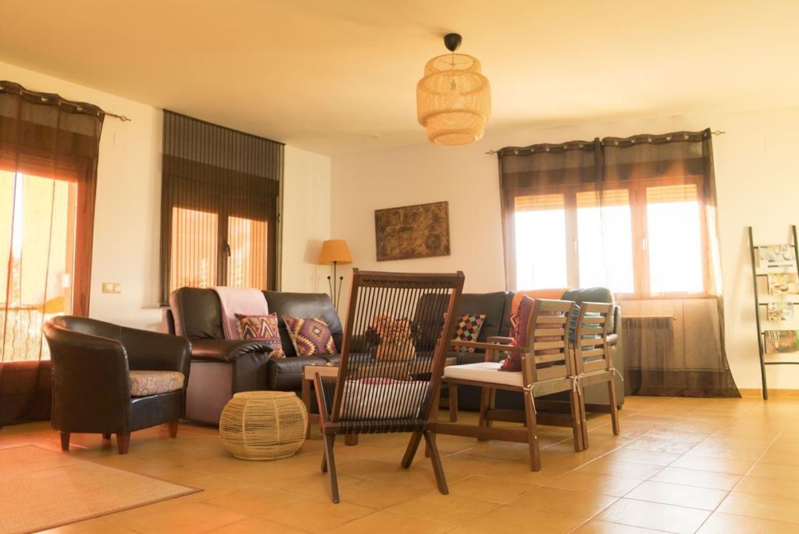 Télévision, cheminée