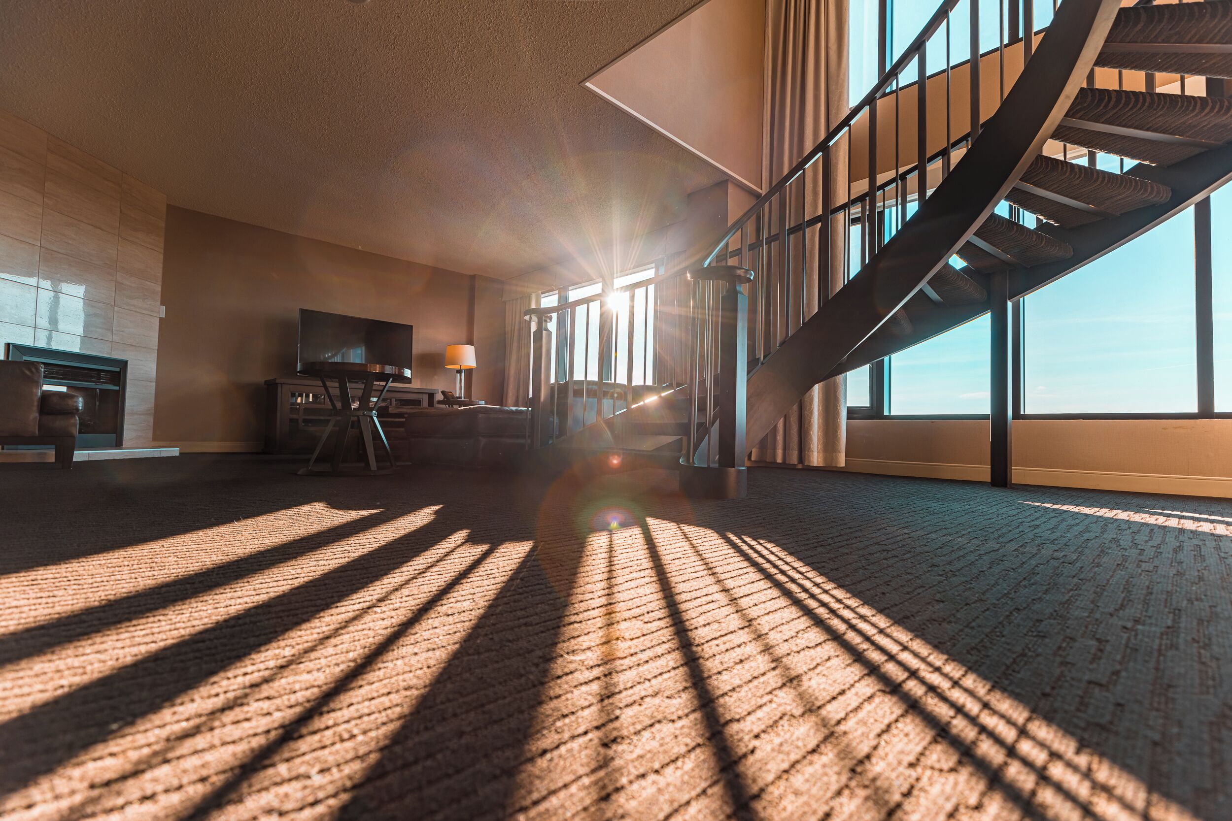 presidential suite | living area | flat-screen tv, pay films