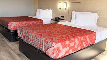 1 bedroom, desk, laptop workspace, blackout curtains