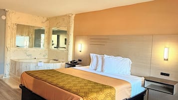 Suite, 1 King-Bett, Nichtraucher (Jetted Tub) | 1 Schlafzimmer, Schreibtisch, laptopgeeigneter Arbeitsplatz