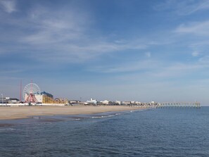 Vlak bij het strand