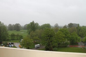 Blick von der Unterkunft