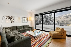 Smart TV, fireplace, table tennis, stereo