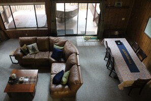TV, Netflix, DVD player, table football