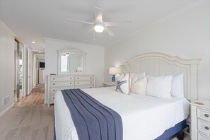 2 bedrooms, iron/ironing board, travel cot, WiFi