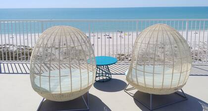 AMAZING BEACHFRONT CONDO 4TH FLOOR CORNER UNIT ON TREASURE ISLAND BEACH!