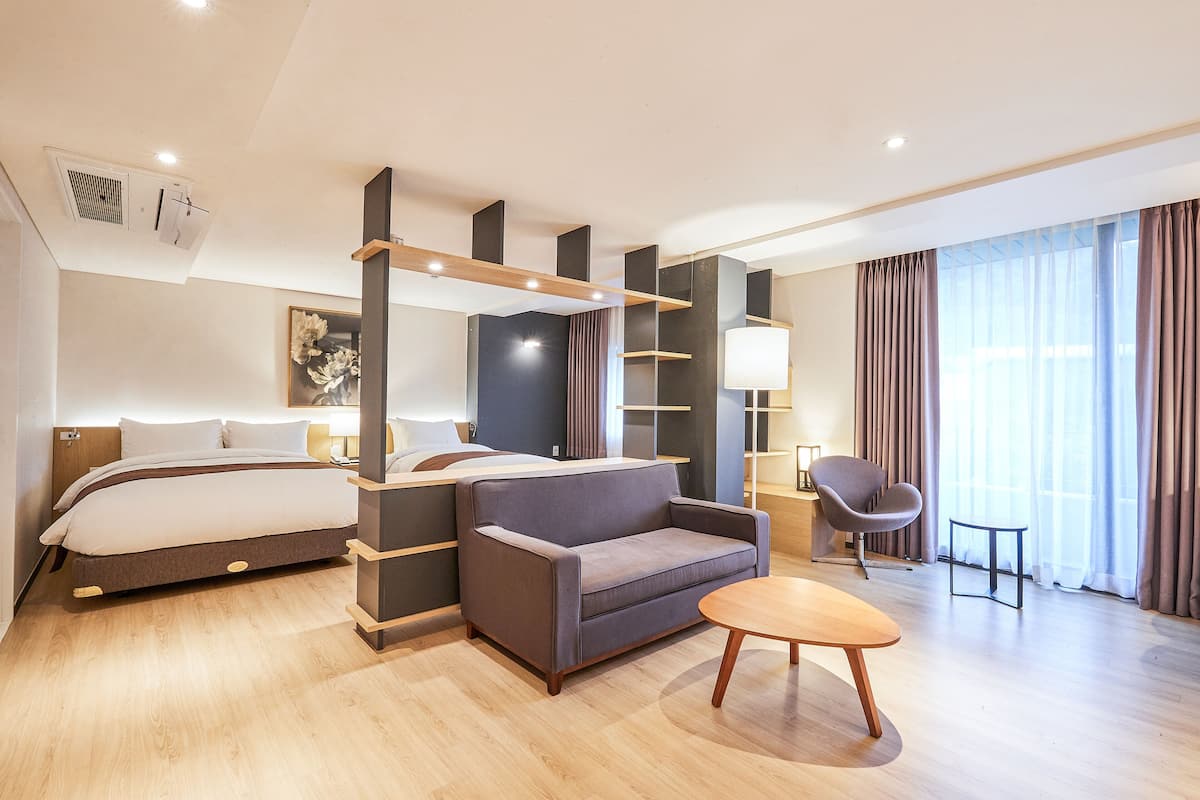 1 habitación, ropa de cama de alta calidad y minibar