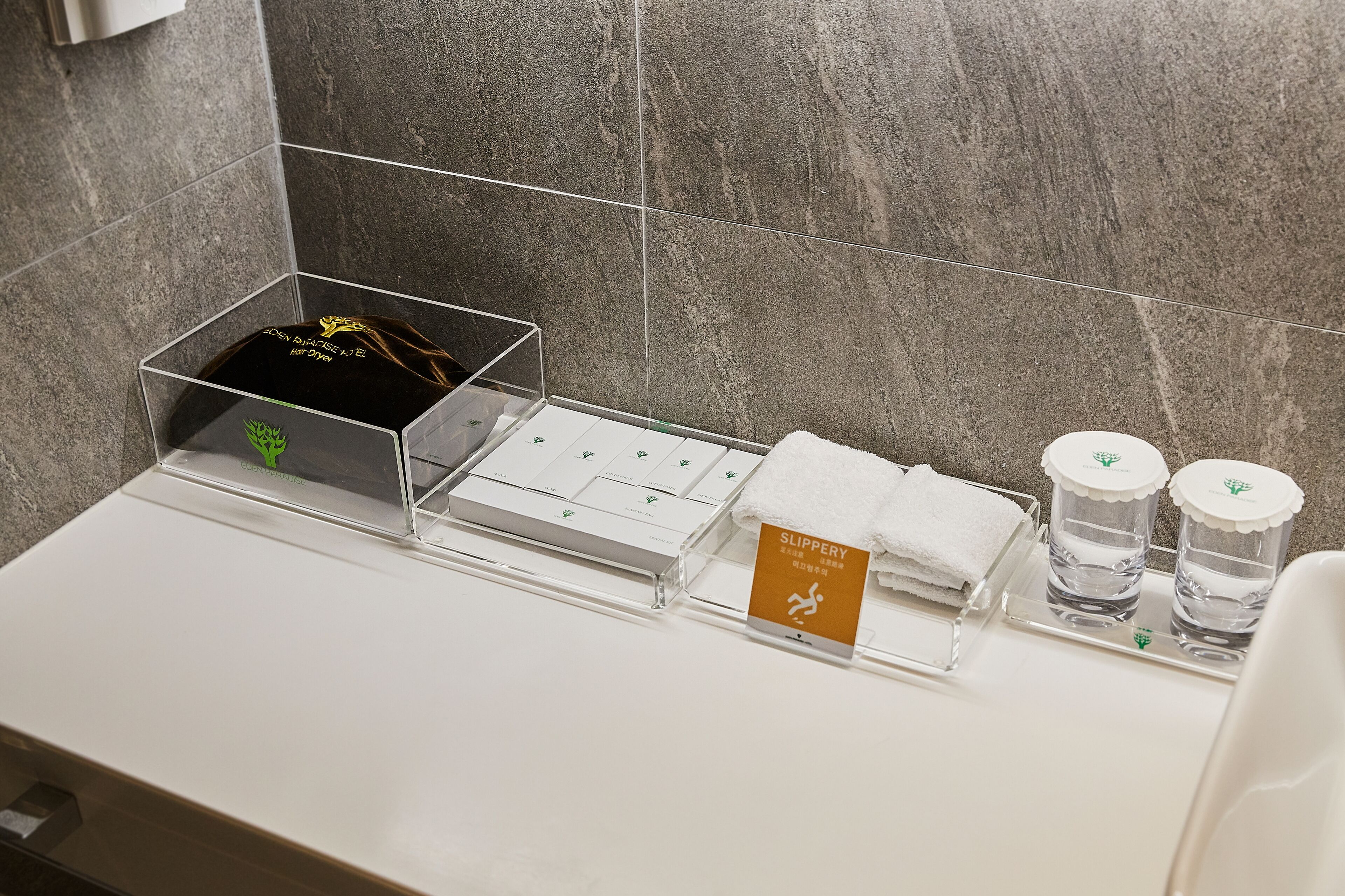 residential suite | bathroom | free toiletries, hair dryer, bathrobes, bidet