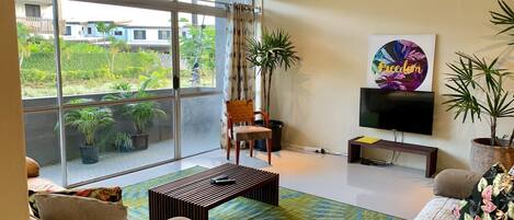 Maison, 3 chambres | Coin séjour | Télévision à écran plat