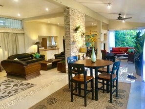 House, 3 Bedrooms | Living area | Flat-screen TV