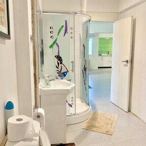 House, 2 Bedrooms | Bathroom | Shower, towels, soap, toilet paper