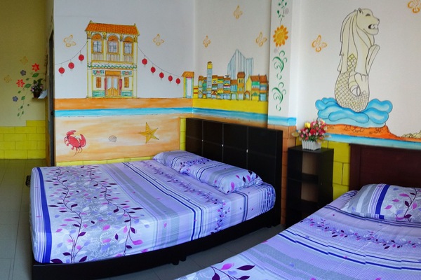 Driepersoonskamer, privébadkamer | 1 slaapkamer, een strijkplank/strijkijzer, gratis wifi, beddengoed