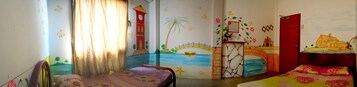 1 habitación, tabla de planchar con plancha, wifi gratis y ropa de cama 