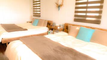 2 habitaciones, ropa de cama de alta calidad y cubrecamas