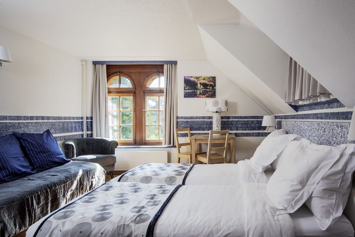 Individually decorated, individually furnished, blackout drapes