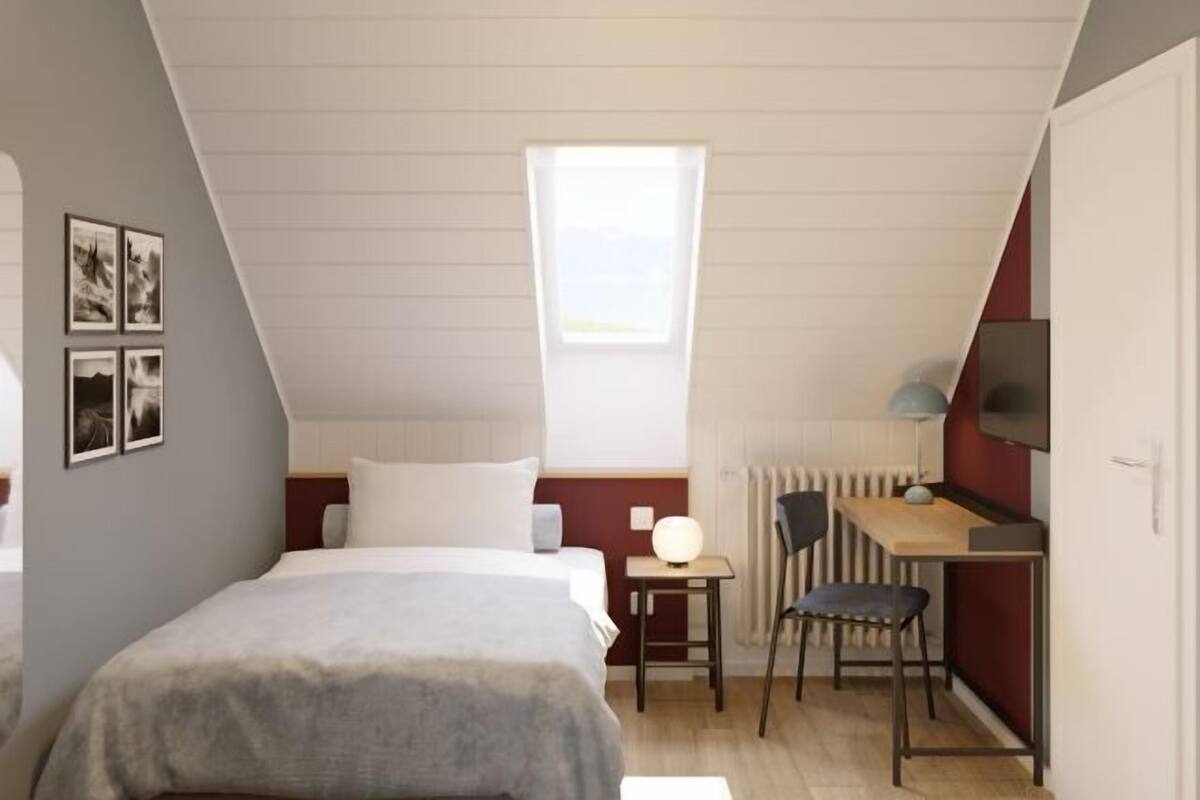 Ropa de cama de alta calidad, minibar, caja fuerte y escritorio