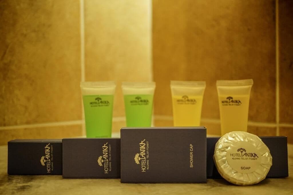 free toiletries, hair dryer, slippers, bidet