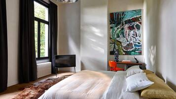 Free minibar, in-room safe, individually decorated