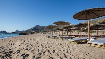 Vlak bij het strand