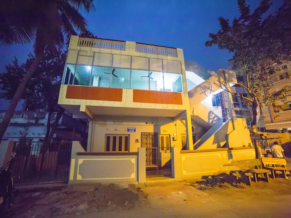Front of property – evening/night